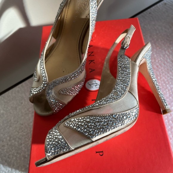 Rhinestone 4” heels - Picture 3 of 7